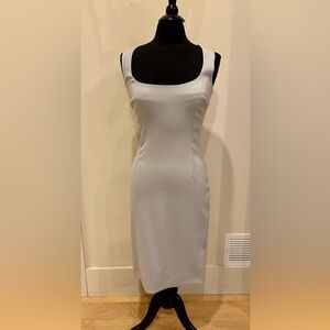 Dolce & Gabbana Grey Sheath Dress